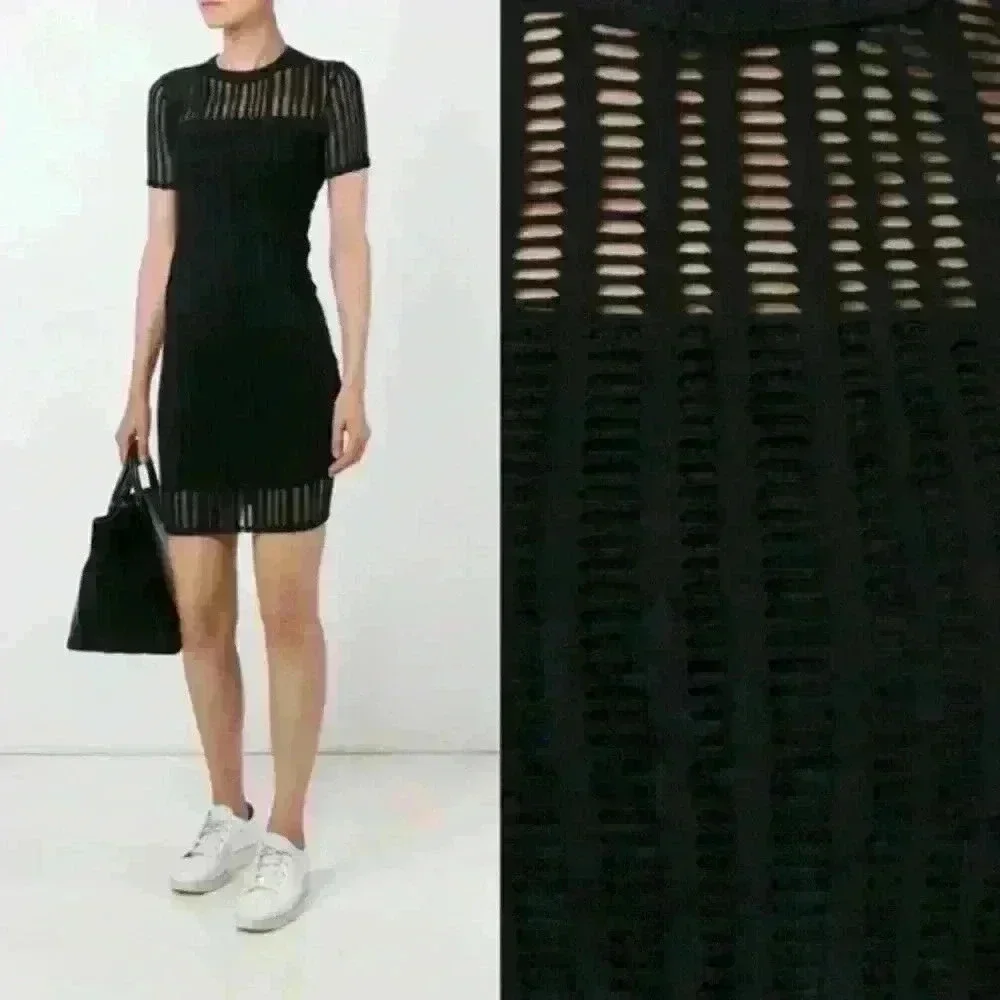 Alexander Wang perforated dress